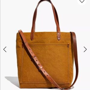 Madewell Canvas Medium Transport Tote - Acorn color